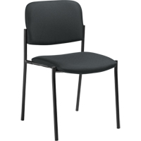 Armless Stacking Chairs, Fabric, 32" High, 300 lbs. Capacity, Charcoal Toolneeds Inc.