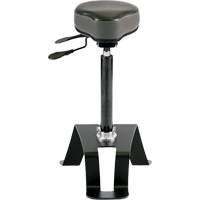 Chaise ergonomique assis-debout TA180, Vinyle Si&egrave;ge, Noir Toolneeds Inc.