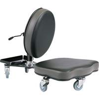 Chaise ergonomique Flex, Vinyle, Noir/gris Toolneeds Inc.