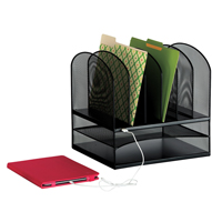 Organisateur de bureau avec alimentation USB Onyx Toolneeds Inc.