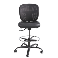 Tabouret robuste Vue, Vinyle, Noir, Capacit&eacute; 350 lb Toolneeds Inc.