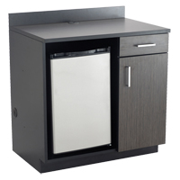 Modular Cabinet, Melamine, 39" H x 36" W x 25" D, Asian Night/Black Toolneeds Inc.