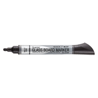 Marqueur effaçable &agrave; sec pour verre de premi&egrave;re qualit&eacute;, Noir, Pointe Ronde Toolneeds Inc.