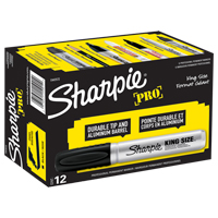 Marqueur permanent King Size, Noir, Pointe Ciseau Toolneeds Inc.