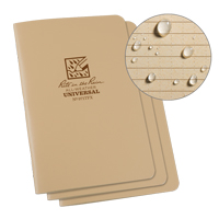 Notebook, Soft Cover, Tan, 48 Pages, 4-5/8" W x 7" L Toolneeds Inc.