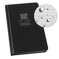 Bound Book, Hard Cover, Black, 160 Pages, 4-5/8" W x 7-1/4" L Toolneeds Inc.