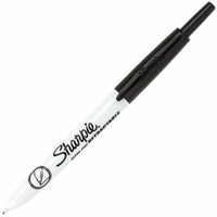 Marqueur permanent r&eacute;tractable, Noir, Pointe Ultra fin Toolneeds Inc.