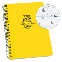 Side-Spiral Notebook, Soft Cover, Yellow, 64 Pages, 4-5/8" W x 7" L Toolneeds Inc.