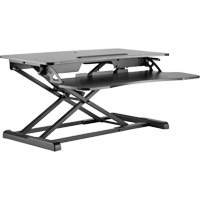 Goya Sit-Stand Workstation, Desktop Unit, 22" H x 31-1/2" W x 24" D, Black Toolneeds Inc.