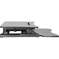 Goya Sit-Stand Workstation, Desktop Unit, 22" H x 31-1/2" W x 24" D, Black Toolneeds Inc.
