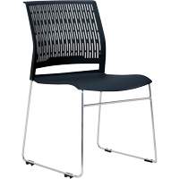 Activ Series Stacking Chairs, Polypropylene, 32-3/8" High, 275 lbs. Capacity, Black Toolneeds Inc.