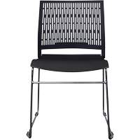 Activ Series Stacking Chairs, Polypropylene, 32-3/8" High, 275 lbs. Capacity, Black Toolneeds Inc.