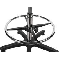 Heavy-Duty Ergonomic Stool, Stationary, Adjustable, 39” - 48”, Polyurethane Seat, Black Toolneeds Inc.