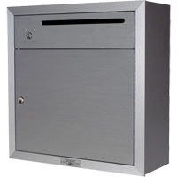 Collection Box, Surface -Mounted, 12-3/4" x 16-3/8", 2 Doors, Aluminum Toolneeds Inc.