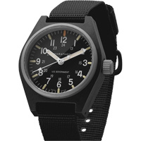 General Purpose Quartz with MaraGlo Watch, Analog, Battery Operated, 0.6" W x 1.3" D x 0.4" H, Black Toolneeds Inc.