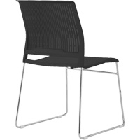 Stacking Chairs, Polypropylene, 32-3/8" High, 250 lbs. Capacity, Black Toolneeds Inc.