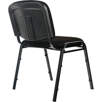 Stacking Chairs, Fabric, 32" High, 250 lbs. Capacity, Black Toolneeds Inc.