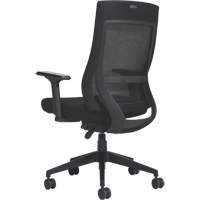 Chaise &agrave; dossier moyen avec m&eacute;canisme &agrave; basculement synchronis&eacute; &agrave; d&eacute;tection de poids , Mailles, Noir Toolneeds Inc.