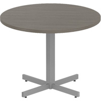 Table ronde &agrave; hauteur r&eacute;glable Newland, 36" lo x 36" la x 29" h, Dessus de 1", Stratifi&eacute;, Brun Toolneeds Inc.