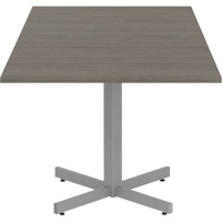 Table carr&eacute;e &agrave; hauteur r&eacute;glable Newland, 36" lo x 36" la x 29" h, Dessus de 1", Stratifi&eacute;, Brun Toolneeds Inc.