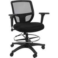 Mesh Work Stool, Mobile, Adjustable Height, 450 lbs. Capacity Toolneeds Inc.
