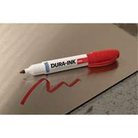 Marqueur Dura-Ink no 55, Rouge, Pointe Ciseau Toolneeds Inc.