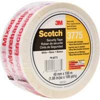 Scotch&reg; 3775 Box Sealing Tape with Message, Hot Melt Adhesive, 2 mils, 48 mm (1-22/25") x 100 m (328') Toolneeds Inc.