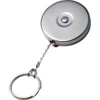 Original Series Retractable Keychain, Chrome, 24" Cable, Belt Clip Attachment Toolneeds Inc.