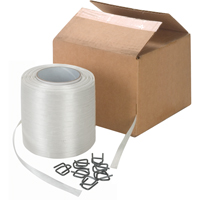 Bonded Cord Strapping, Polyester, 1/2" W x 750' L Toolneeds Inc.