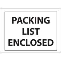Packing List Envelopes, 4" L x 5" W, Backloading Style Toolneeds Inc.