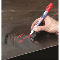 Marqueur pour surfaces huileuses Paint-Riter +, Liquide, Rouge Toolneeds Inc.
