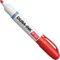 Marqueurs &agrave; essuyage &agrave; sec Dura-Ink, Rouge, Pointe Ronde Toolneeds Inc.