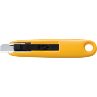 Compact Self-Retracting Safety Knife, 11 mm, Carbon Steel, Plastic Handle Toolneeds Inc.