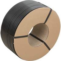 Strapping, Polypropylene, 5/8" W x 6000' L, Black, Manual Grade Toolneeds Inc.