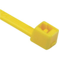 T Series Cable Ties, 8" Long, 50 lbs. Tensile Strength, Yellow Toolneeds Inc.