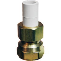 Adaptateur de transition, 1/2" dia., Laiton/PVC-C Toolneeds Inc.