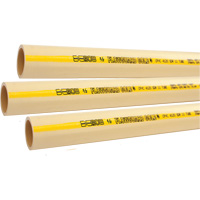 Flowguard Gold&reg; Hot & Cold Water Pipe, CPVC, 20' L x 0.5" Dia. Toolneeds Inc.
