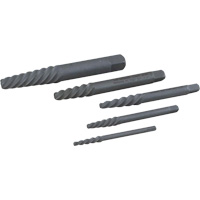 Left Hand Spiral Tapered Flute Extractor Set, 5 Pieces Toolneeds Inc.