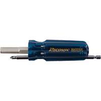 The Mariner Multibit Screwdriver, 6" L, Plastic Handle Toolneeds Inc.