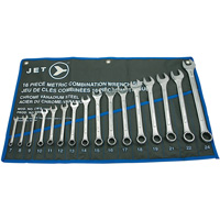 CWS-16M Raised Panel Wrench Set, Combination, 16 Pieces, Metric Toolneeds Inc.