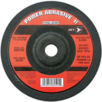 A24R POWER ABRASIVE Grinding Wheel, 7" x 1/4", 7/8" Arbor, Type T27 Toolneeds Inc.