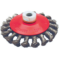 BK4520T Knot Twisted Conical Wheel, 4-1/2" Dia., 0.02" Fill, 5/8"-11 Arbor Toolneeds Inc.