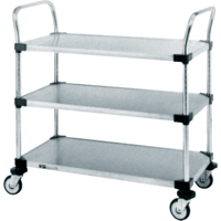 Chariots utilitaires pour service r&eacute;gulier, 2 Tiers, 24" la x 39" h x 24" p, Capacit&eacute; 500 lb Toolneeds Inc.