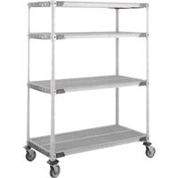 MetroMax i&reg; Stem Caster Cart, 4 Tiers, 18" x 69" x 36", 900 lbs. Capacity Toolneeds Inc.