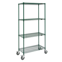 Chariots en treillis m&eacute;tallique, Fini &eacute;poxy, 36" x 80" x 24", Capacit&eacute; 800 lb Toolneeds Inc.