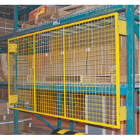 Grilles de protection arri&egrave;re pour palettier, 96" la x 48" h, Ferrures de 6" Toolneeds Inc.