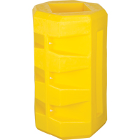 Column Protectors, 6-1/4" x 6-1/4" Inside Opening, 23-1/2" L x 23-1/2" W x 39-1/2" H, Yellow Toolneeds Inc.