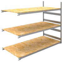 Wide Span Record Storage Shelving, Steel, 3 Shelves, 72" W x 32" D x 60" H, Add-On Kit Toolneeds Inc.