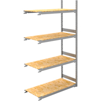 Wide Span Record Storage Shelving, Steel, 4 Shelves, 42" W x 18" D x 84" H, Add-On Kit Toolneeds Inc.