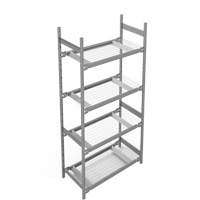 &eacute;tag&egrave;re de grande largeur, Acier, Sans boulons, Capacit&eacute; 1340 lb, 42" la x 84" h x 18" p Toolneeds Inc.